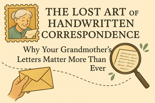 The Lost Art of Handwritten Correspondence: Why Your Grandmother's Letters Matter More Than Ever