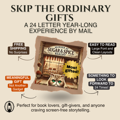 Murder at Sugar & Spice Bakery: A Small-Town 24-Letter Cozy Mystery