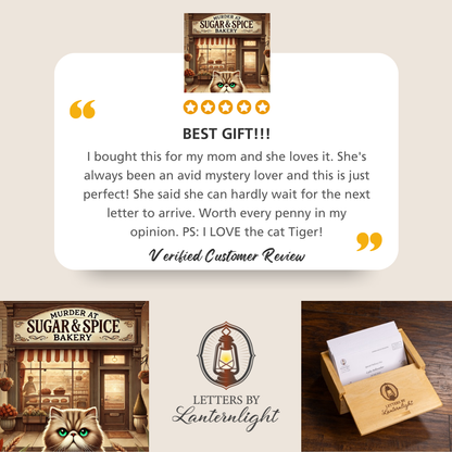 Murder at Sugar & Spice Bakery: A Small-Town 24-Letter Cozy Mystery