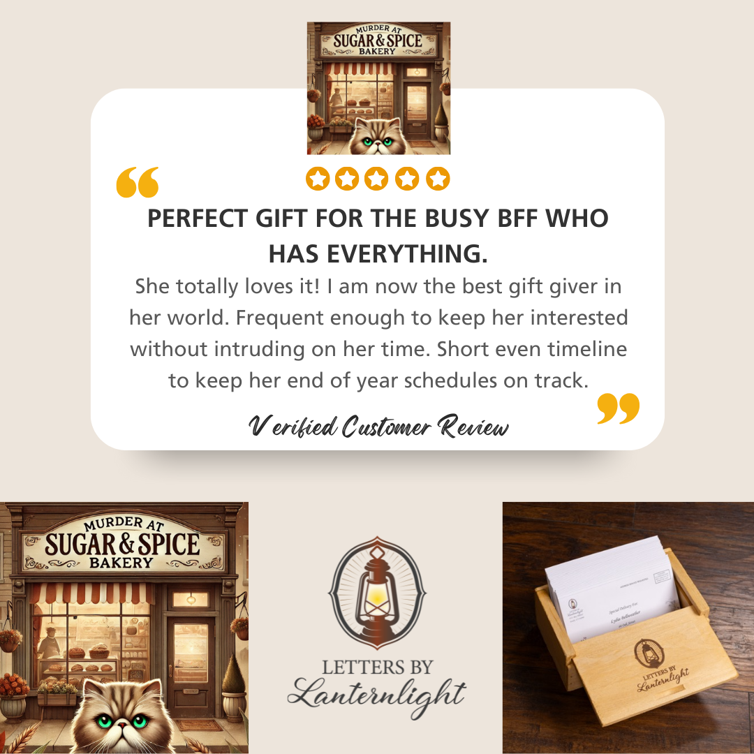 Murder at Sugar & Spice Bakery: A Small-Town 24-Letter Cozy Mystery