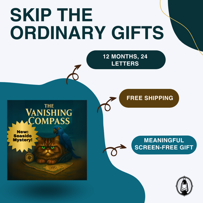 The Vanishing Compass: A Small-Town 24-Letter Cozy Mystery
