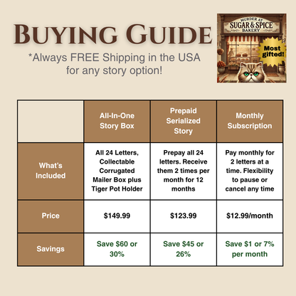 Murder at Sugar & Spice Bakery: A Small-Town 24-Letter Cozy Mystery