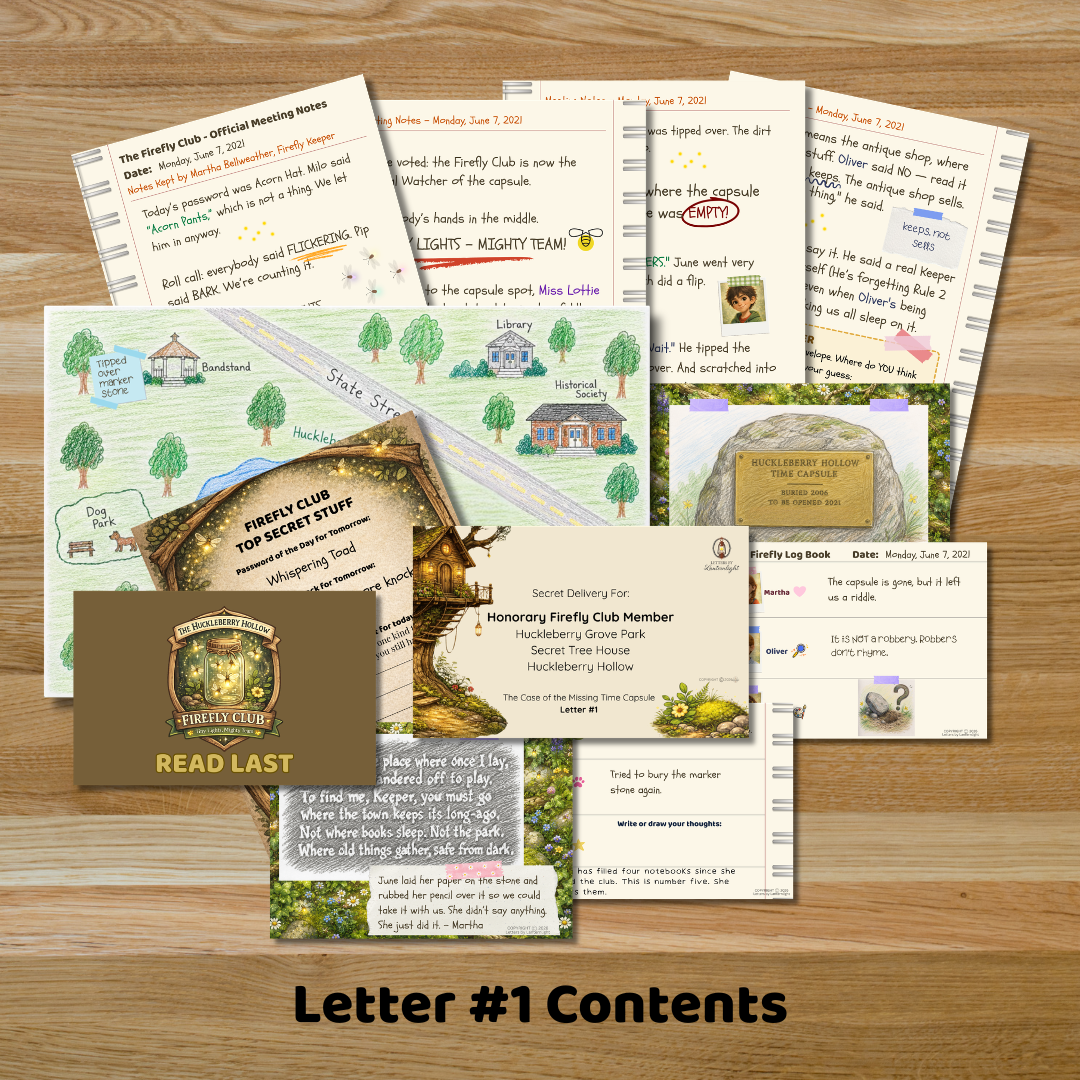 The Case of the Missing Time Capsule: A Firefly Club Mini-Mystery #1