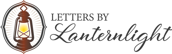 Letters by Lanternlight logo - handwritten cozy mystery subscription service