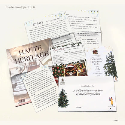 Mistletoe & Mayhem: A Huckleberry Hollow 6-Letter Mini-Mystery All-In-One Box