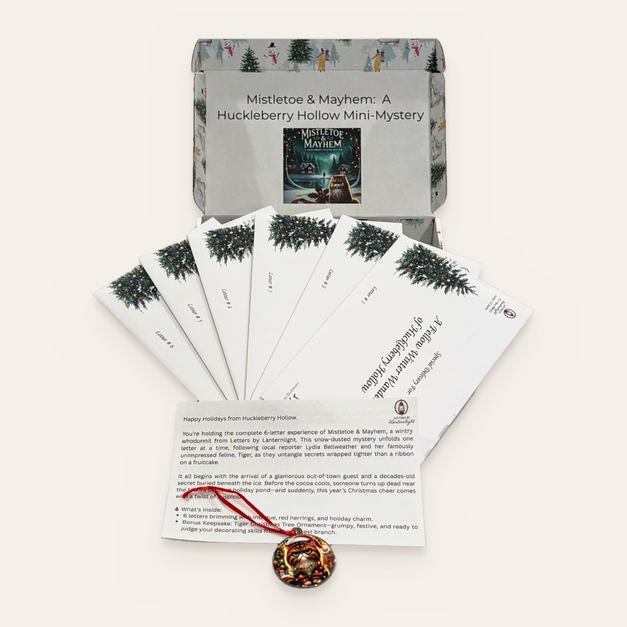 Mistletoe & Mayhem: A Huckleberry Hollow 6-Letter Mini-Mystery All-In-One Box