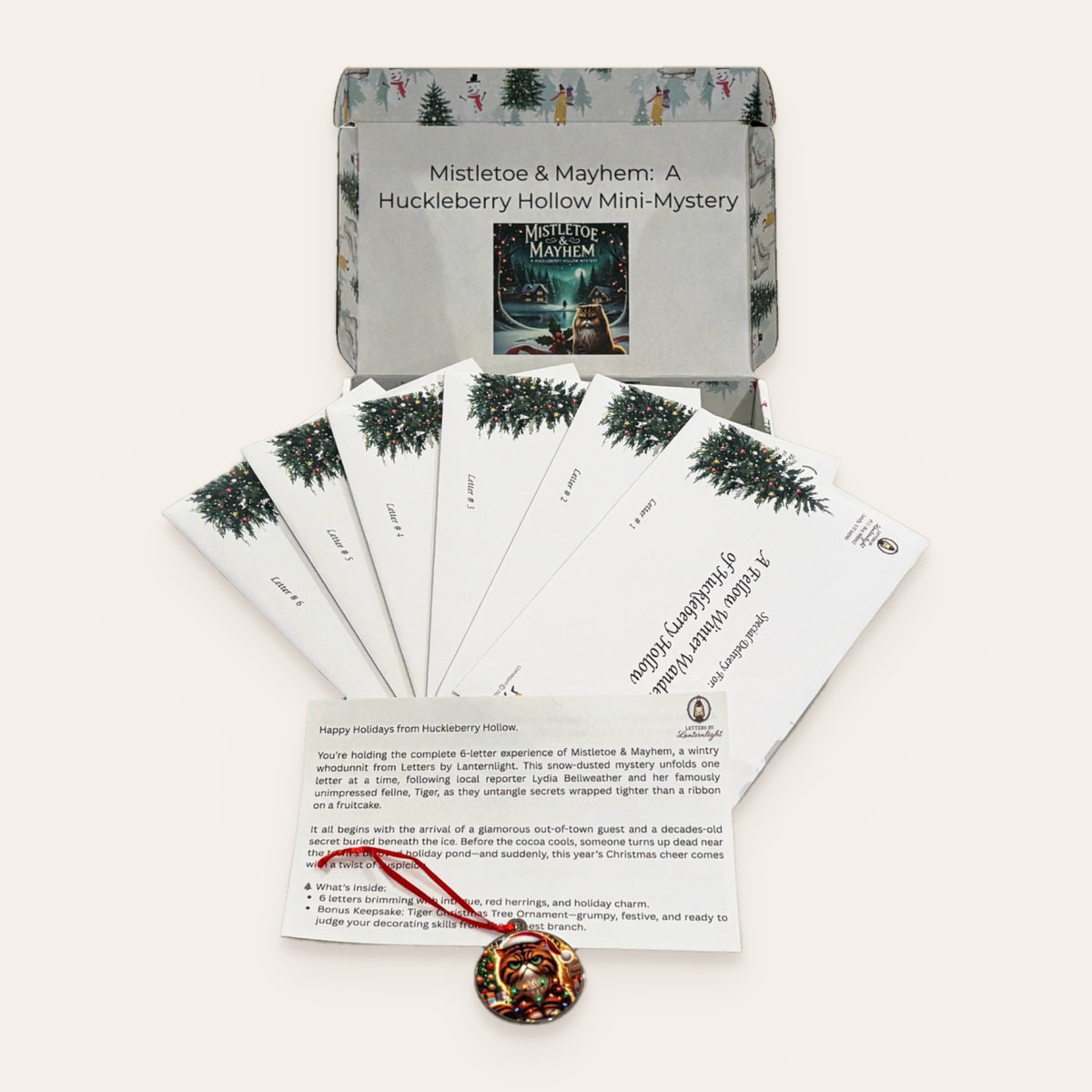 Mistletoe & Mayhem: A Huckleberry Hollow 6-Letter Mini-Mystery All-In-One Box