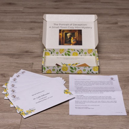 The Portrait of Deception: A Huckleberry Hollow 6-Letter Mini-Mystery All-In-One Box