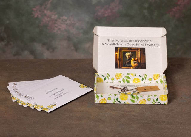 The Portrait of Deception: A Small-Town 3-Month Cozy Mini-Mystery