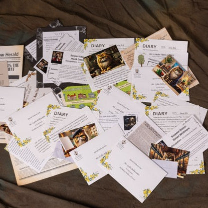 The Portrait of Deception: A Huckleberry Hollow 6-Letter Mini-Mystery All-In-One Box