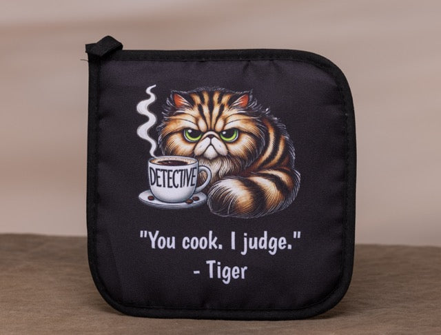 The Detective Tiger Pot Holder