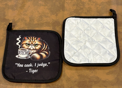 The Detective Tiger Pot Holder