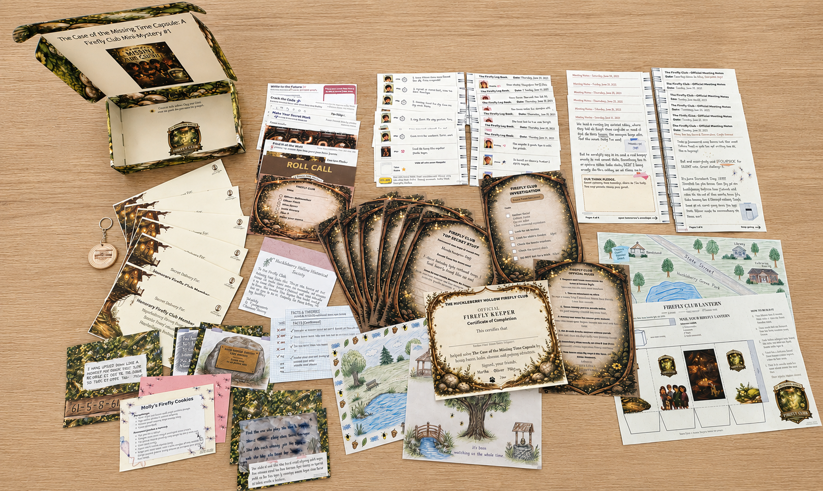 The Case of the Missing Time Capsule: A Firefly Club Mini-Mystery #1
