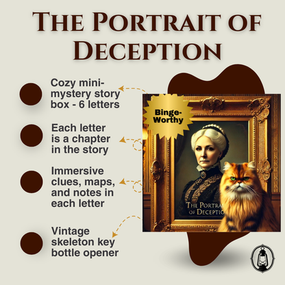 The Portrait of Deception: A Huckleberry Hollow 6-Letter Mini-Mystery All-In-One Box