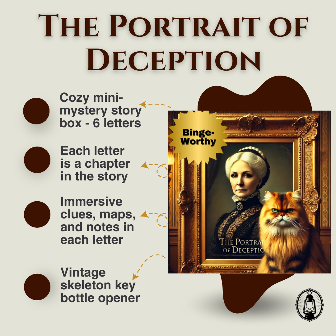The Portrait of Deception: A Huckleberry Hollow 6-Letter Mini-Mystery All-In-One Box