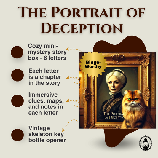 The Portrait of Deception: A Huckleberry Hollow 6-Letter Mini-Mystery All-In-One Box