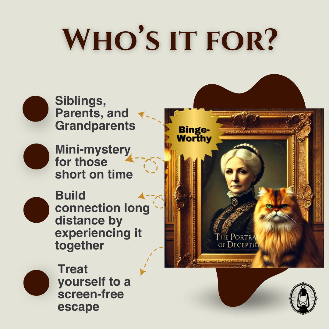 The Portrait of Deception: A Huckleberry Hollow 6-Letter Mini-Mystery All-In-One Box