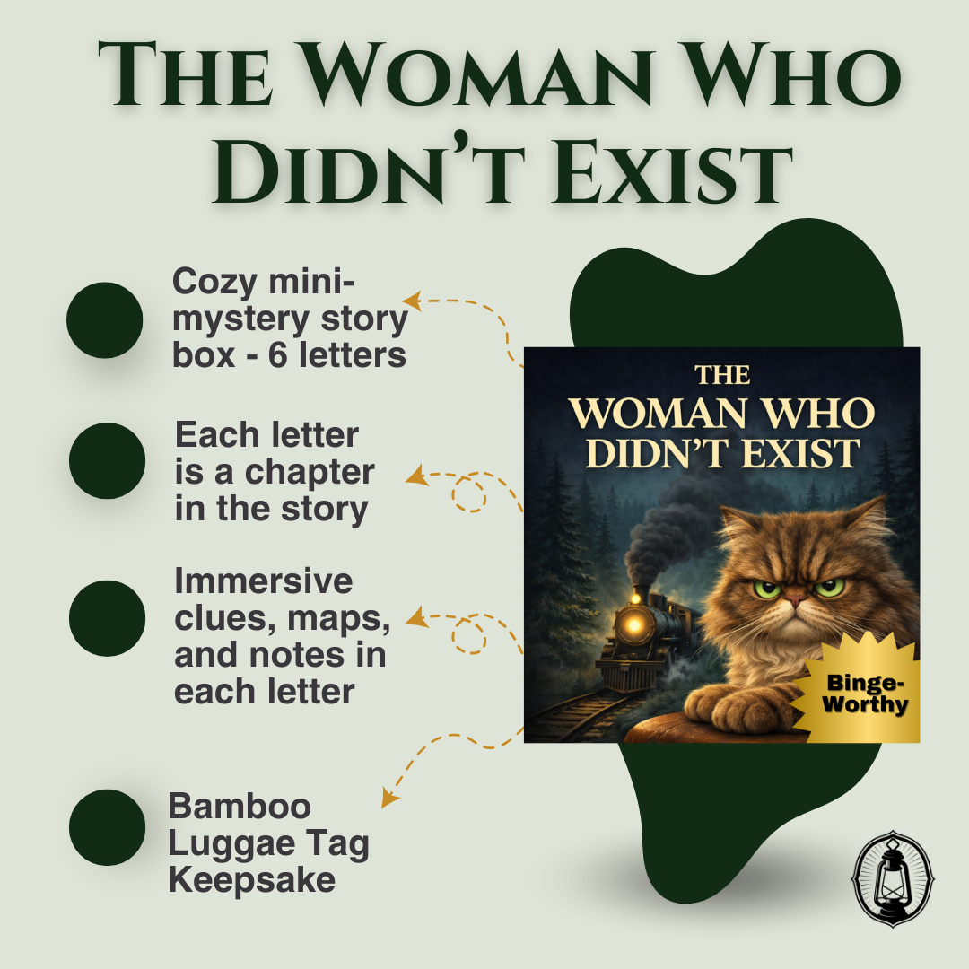 The Woman Who Didn't Exist: A Huckleberry Hollow 6-Letter Train Mini-Mystery All-In-One Box