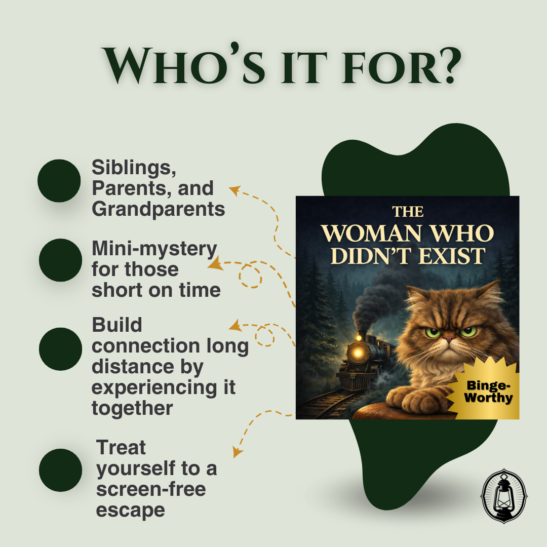 The Woman Who Didn't Exist: A Huckleberry Hollow 6-Letter Train Mini-Mystery All-In-One Box