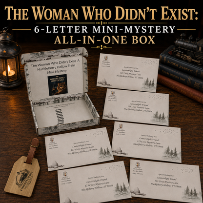 The Woman Who Didn't Exist: A Huckleberry Hollow 6-Letter Train Mini-Mystery All-In-One Box