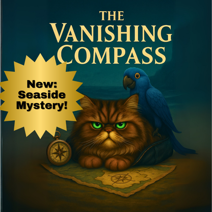 The Vanishing Compass: A Small-Town 24-Letter Cozy Mystery